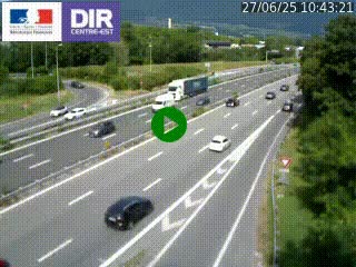 Caméra routière à hauteur de la sortie 15 Chambéry-centre au PK 4,103 en direction d'Albertville