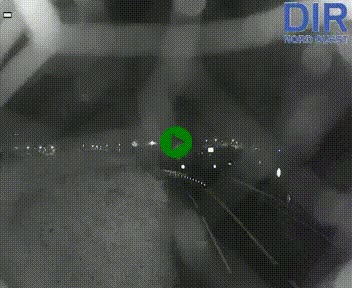 Webcam au début de l'A84 sur le périphérique Ouest de Caen (N814) à hauteur de la sortie 9, Porte de Bretagne