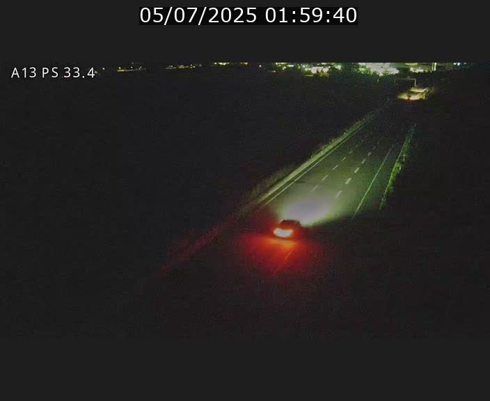 Webcam trafic sur A13 à hauteur de Mondorf-les-Bains en direction d'Altwies