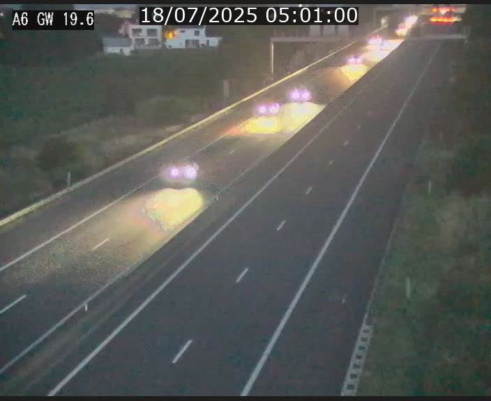 Traffic live webcam Luxembourg - Steinfort - A6 - BK 19.6 - direction Belgique