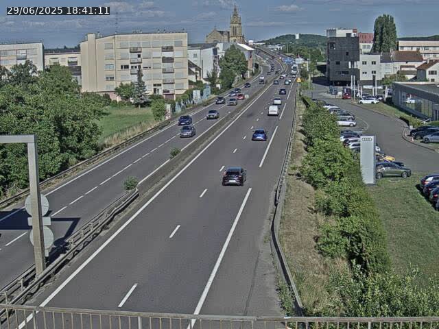 Caméra autoroute France - A31, Thionville direction Metz