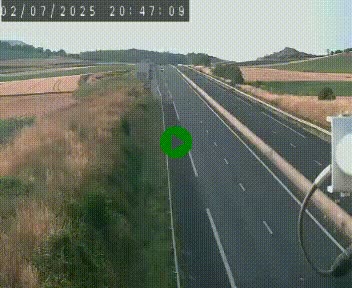 Caméra autoroute A75 à hauteur de Le Crest, en direction de Montpellier