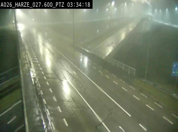 Caméra autoroute Belgique - Sougné-Remouchamps,E25 direction Luxembourg