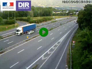 Caméra routière à hauteur de la sortie 15 Chambéry-centre au PK 4,103 en direction d'Albertville