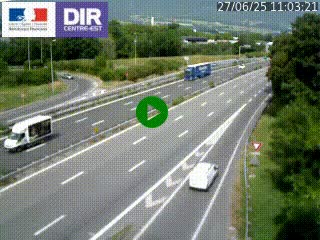 Caméra routière à hauteur de la sortie 15 Chambéry-centre au PK 4,103 en direction d'Albertville