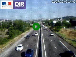 Caméra autoroute à Saint-Etienne (Les Littes) à hauteur du Ikea Saint-Etienne sur l'A72 en direction de Roanne