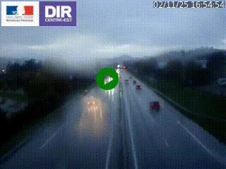 Caméra autoroute à Saint-Etienne (Les Littes) à hauteur du Ikea Saint-Etienne sur l'A72 en direction de Roanne