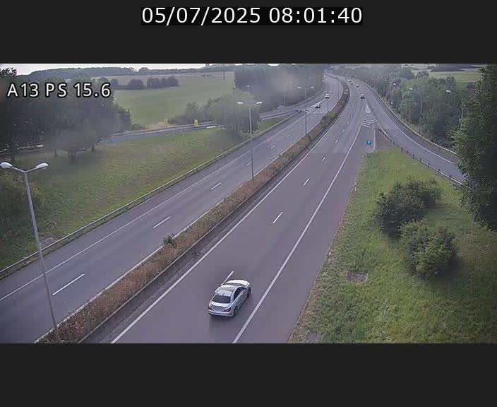 Traffic live webcam Luxembourg Kayl - A13 direction Dudelange - BK 15.6