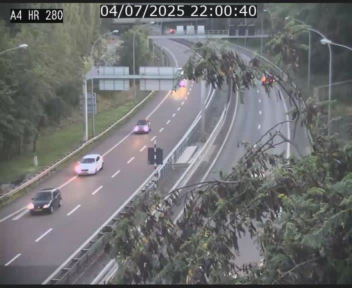 Webcam traffic A4 Luxembourg - BK 0.2 - P+R Bouillon (direction Luxembourg)