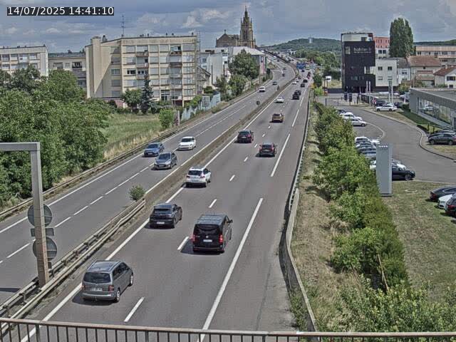 Caméra autoroute France - A31, Thionville direction Metz