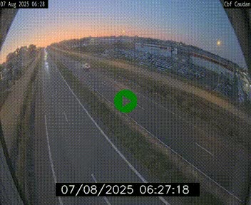Webcam sur la N165 à hauteur de Caudan, dans le Morbihan.