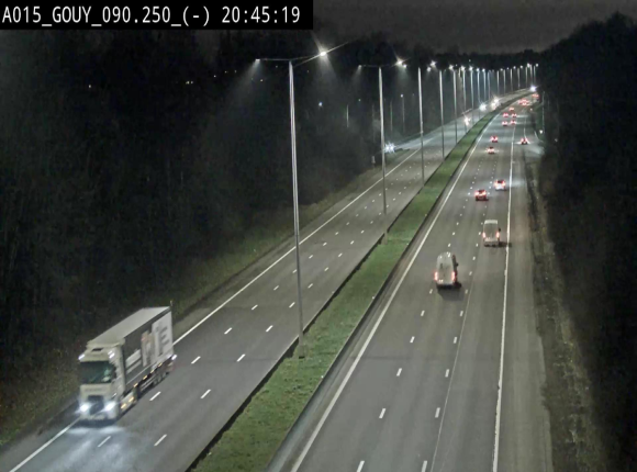 Webcam autoroute Belgique - Gouy-lez-piéton - E42 - BK 90.3