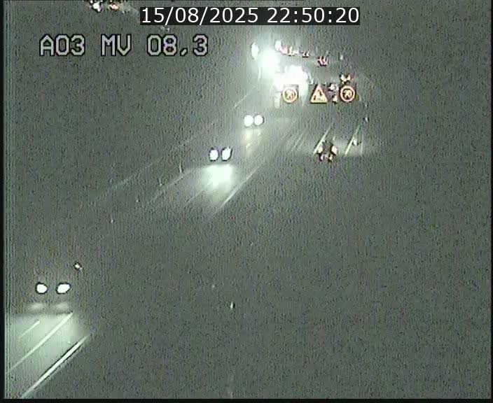 Webcam Autoroute après la Croix de Bettembourg en direction de Luxembourg sur l'A3