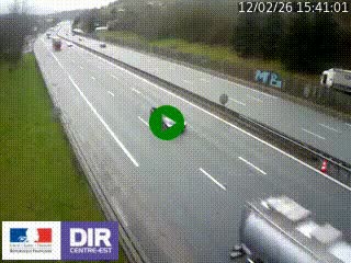 Webcam routière à Saint-Etienne-Terrenoire sur la RN88 avant la jonction entre l'A72 et le Boulevard Périphérique de Saint-Etienne