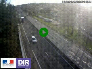 Webcam routière à Le Chambon-Feugerolles sur la RN88 entre Firminy et Saint-Etienne