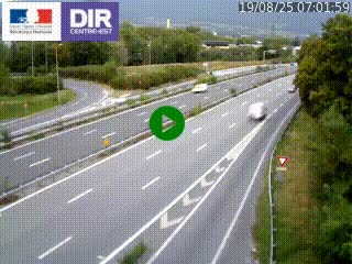 Caméra routière à hauteur de la sortie 15 Chambéry-centre au PK 4,103 en direction d'Albertville