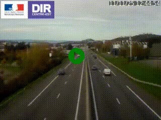 Caméra autoroute à Saint-Etienne (Les Littes) à hauteur du Ikea Saint-Etienne sur l'A72 en direction de Roanne