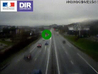 Caméra autoroute à Saint-Etienne (Les Littes) à hauteur du Ikea Saint-Etienne sur l'A72 en direction de Roanne