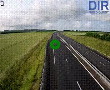Webcam sur A84 à hauteur de l'échangeur de Poilley avec la N175, au sud d'Avranches