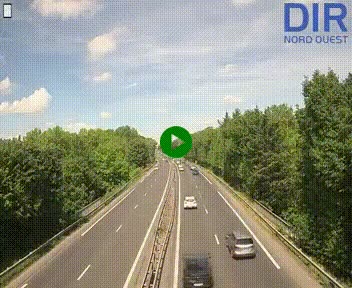 Webcam sur le périphérique de Caen (N814) à l'est de la ville, à Mondeville hauteur de la sortie 2, Presqu'île-Rives de l'Orne, au bout de l'autoroute A13