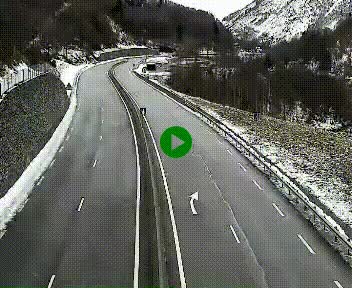 Webcam Porté-Puymorens sur N320, en direction de Pas de la Casa (Andorre)