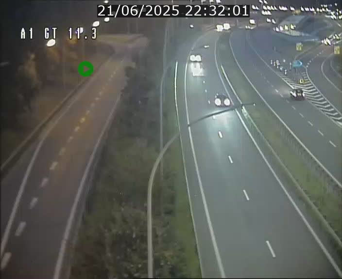 Traffic live webcam Luxembourg Senningerberg - A1 direction Allemagne - BK 11.3