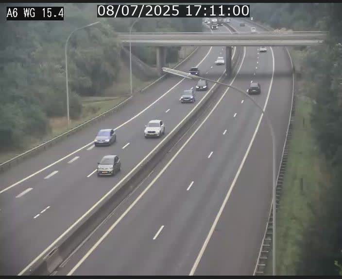 Traffic live webcam Luxembourg Capellen - A6 - BK 15.4 - direction Luxembourg/France/Allemagne