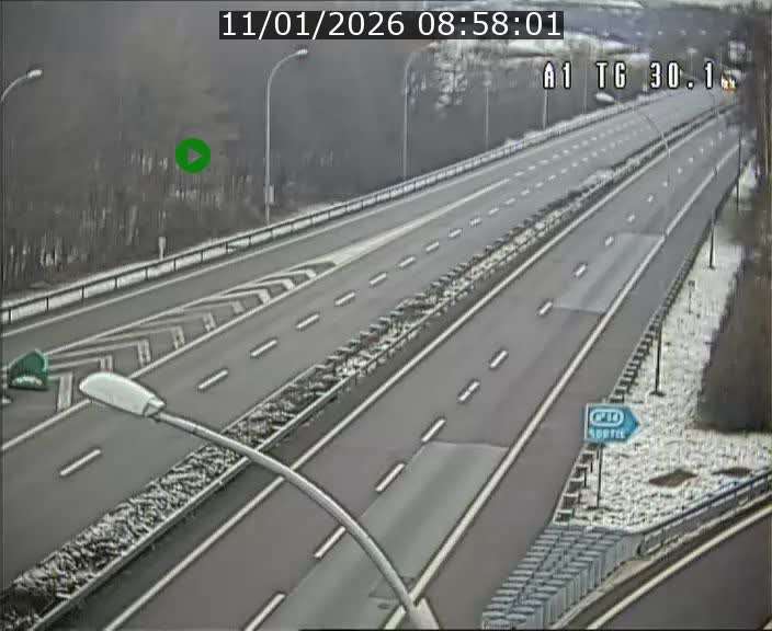 Traffic live webcam Luxembourg Grevenmacher - A1 direction Luxembourg - BK 30.1