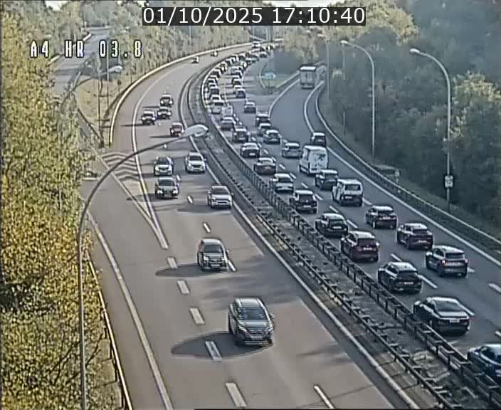 Webcam traffic A4 Luxembourg - BK 3.8 - Leudelange (direction Esch sur Alzette)