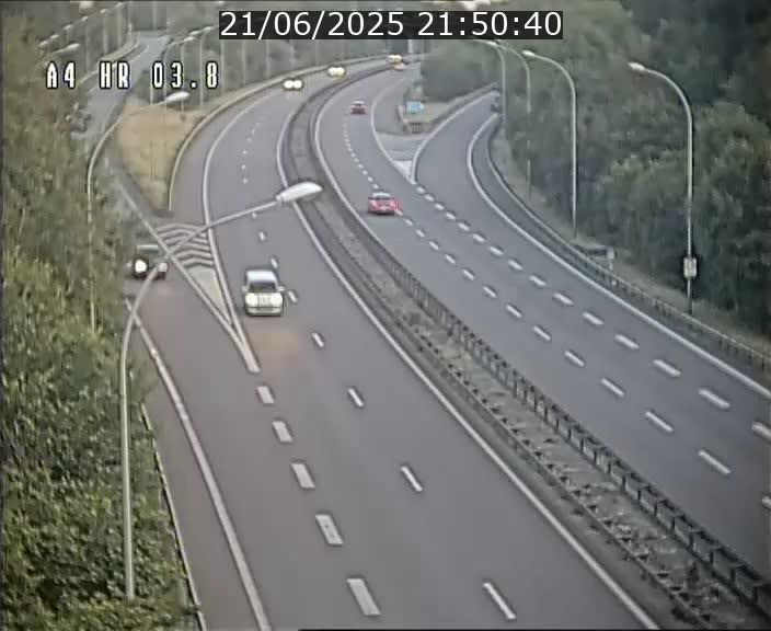 Webcam traffic A4 Luxembourg - BK 3.8 - Leudelange (direction Esch sur Alzette)