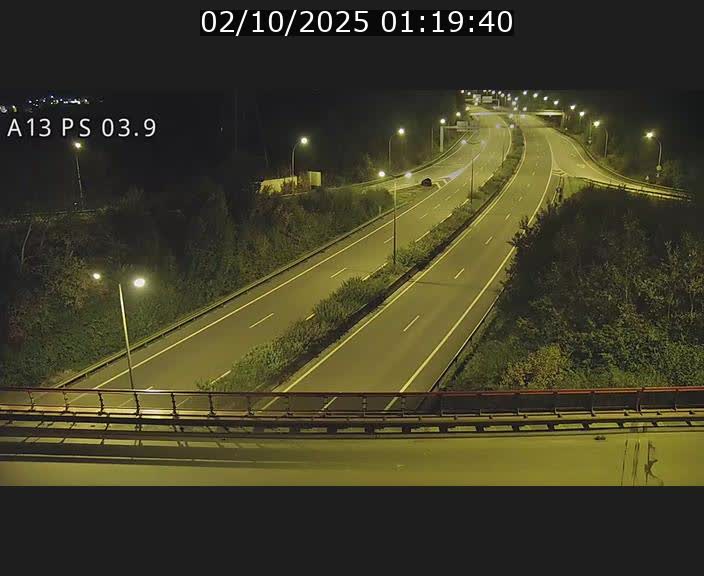Traffic live webcam Luxembourg Ehlerange - A13 direction Esch-sur-Alzette - BK 6.8