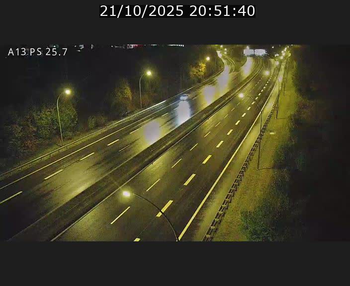Traffic live webcam Luxembourg Frisange - A13 direction Allemagne - BK 26