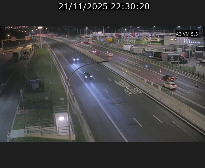 Traffic live webcam Luxembourg Aire de Berchem - A3 - BK 5 - direction France
