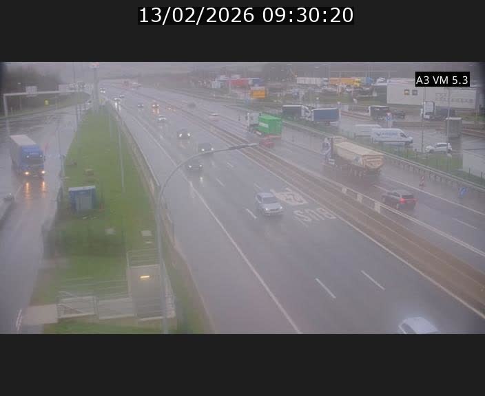 Traffic live webcam Luxembourg Aire de Berchem - A3 - BK 5 - direction France
