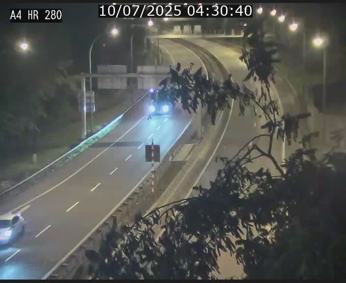 Webcam traffic A4 Luxembourg - BK 0.2 - P+R Bouillon (direction Luxembourg)