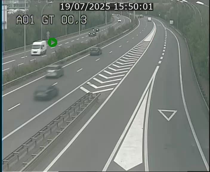 Traffic live webcam Luxembourg Croix de Gasperich - A1 direction Kirchberg - BK 0.3