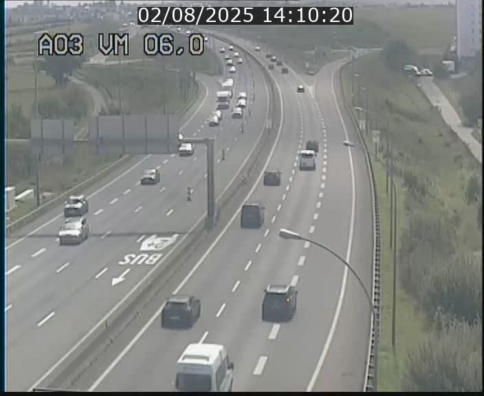 Traffic live webcam Luxembourg Aire de Berchem - A3 - BK 6 - direction France