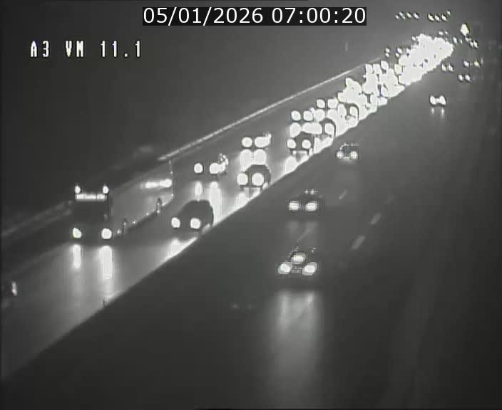 Webcam à la frontière franco-luxembourgeoise, avant la Croix de Bettembourg - BK 11.1 - direction Luxembourg-ville