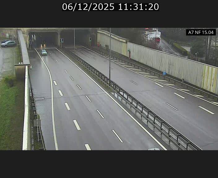 Caméra trafic Luxembourg - A7, Tunnel Mersch, entrée sud, direction Ettelbruck