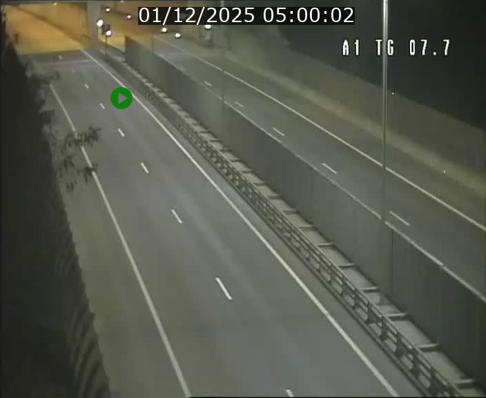 Traffic live webcam Luxembourg Kirchberg - A1 direction Luxembourg-ville - BK 7.7