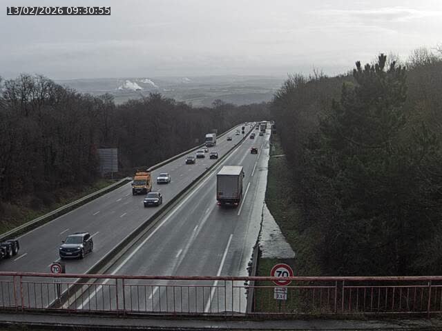 Caméra autoroute France - A33, Houdemont direction Lunéville
