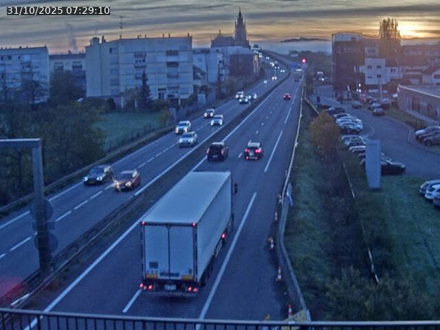 Caméra autoroute France - A31, Thionville direction Metz