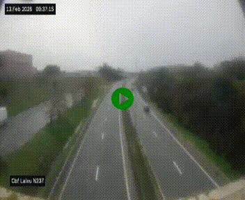 Webcam située à la Rochelle, à la fin de la N237 avant l'accès au péage du Pont de l'Île-de-Ré