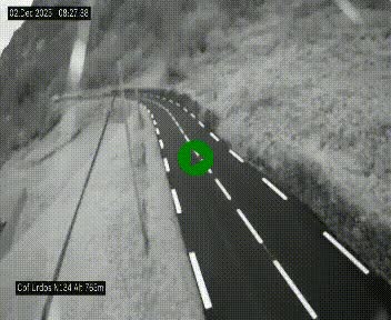 Webcam dans les Pyrénées Atlantique au niveau du col d'Urdos et du fort du Pourtalet sur la N134, en direction du Col et du tunnel du Somport, à 765 mètres d'altitude