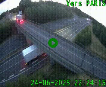 Clone of Caméra routière sur l'autoroute A20 au nord de Limoges, à la jonction avec la N520. Vue orientée vers Paris