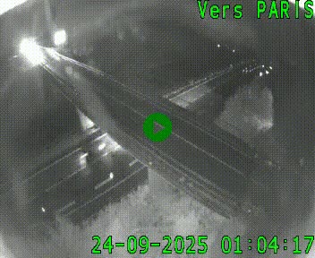 Clone of Caméra routière sur l'autoroute A20 au nord de Limoges, à la jonction avec la N520. Vue orientée vers Paris