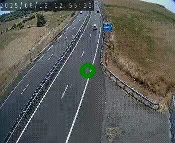 Caméra autoroute A75 à hauteur du col de la Fageole en direction de Clermont-Ferrand