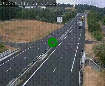 Caméra autoroutière France - A75, Coren, en direction de Montpellier
