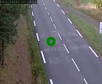 Caméra routière France - N102, au niveau du col de Montmirat à Saint-Etienne-du-Valdonnez à 1039 mètres d'altitude