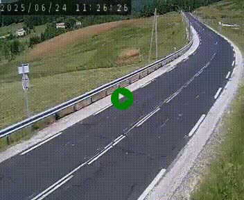 Webcam routière au niveau du col de la Chavade en Ardèche, sur la N102 à 1266 mètres d'altitude